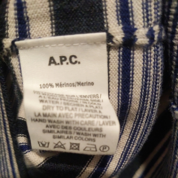 APC Striped Merino Wool Sweater - Picture 4 of 5